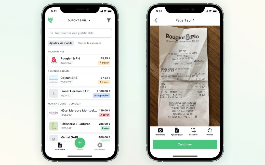 app mobile Pennylane x Wity